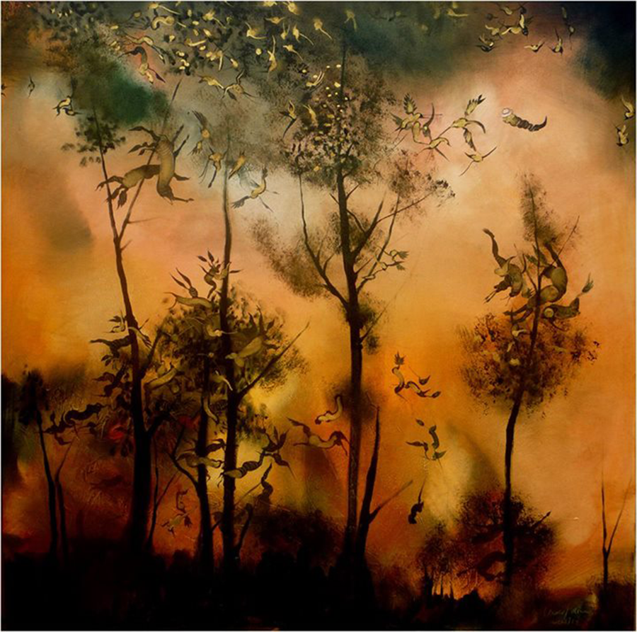 Oil on linen, 48"x48"