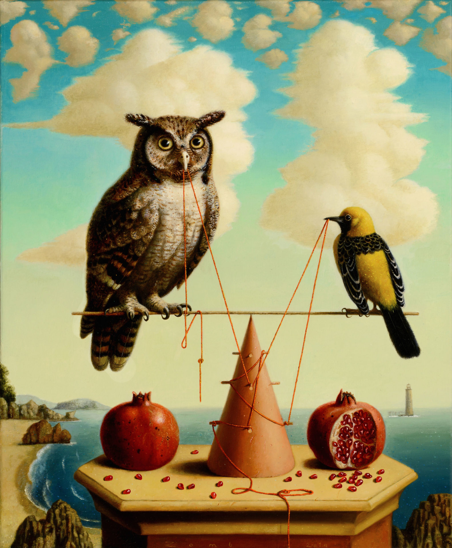 oil on canvas, 23 x 19 inches