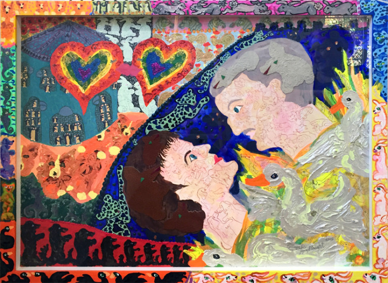 2015, mixed media, 25” x 32.5”