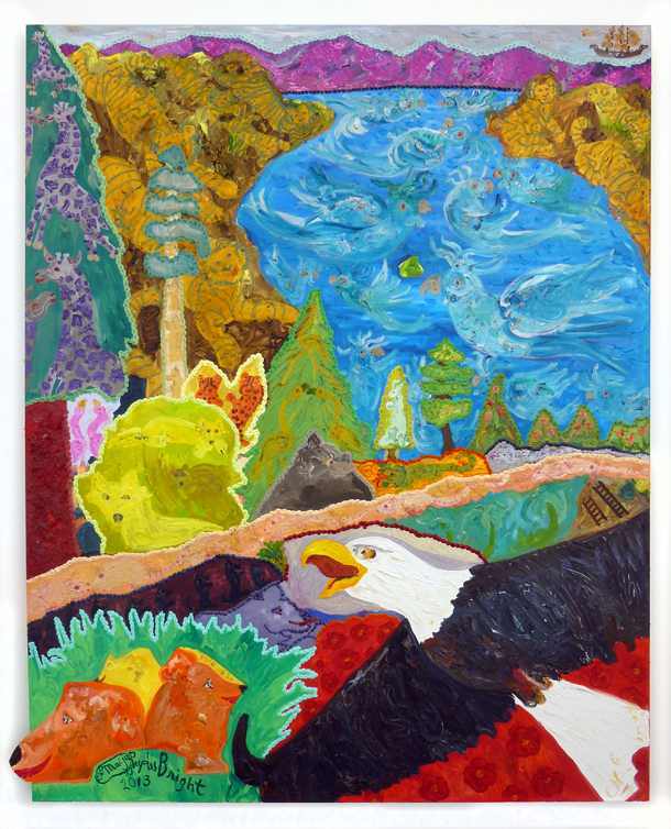 2013, mixed media, 60” x 48”