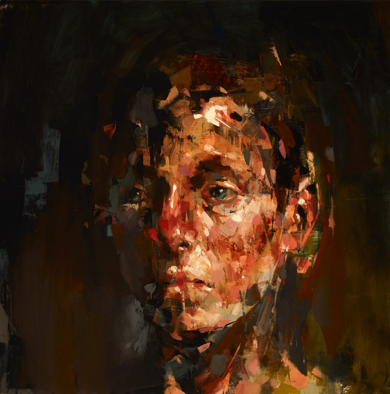 Oil on panel, 36 x 36 in.