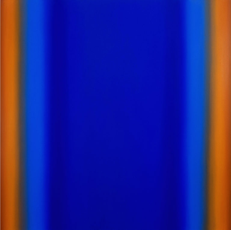 2016, oil on canvas on custom beveled stretcher, 60 x 60 x 3 inches