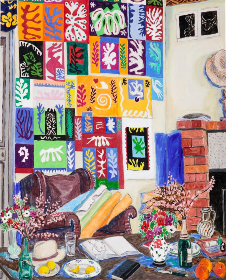 (Vence, 1947), 2017. Acrylic on canvas. 62 x 50 inches.