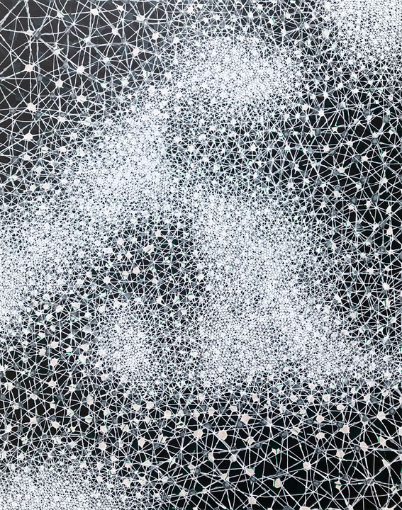 ink and pen on clayboard, 20" x 16", 2018