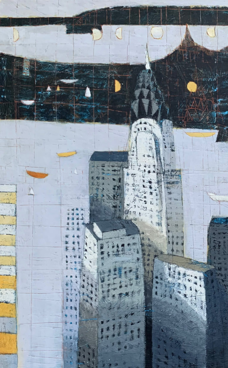 oil on canvas, 48 x 30 inches
