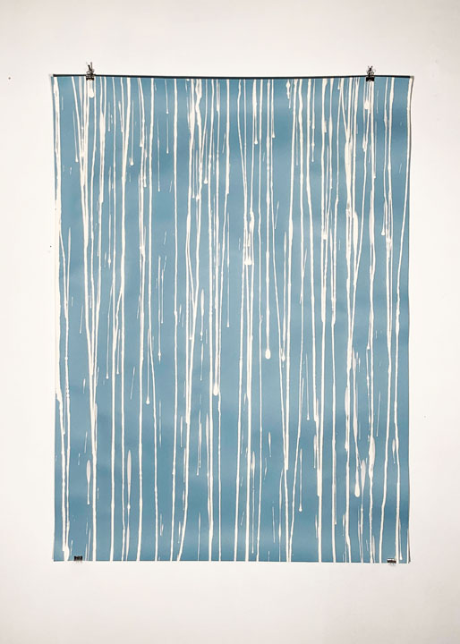bleached paper, 35.25" x 25", 2020