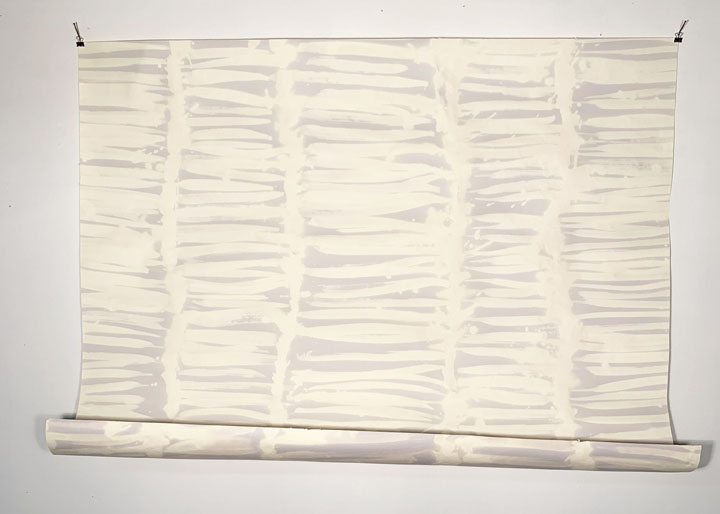 bleached paper, 39.25" x 48.5", 2020
