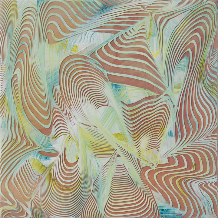 acrylic on panel, 12 x 12 inches, 2020