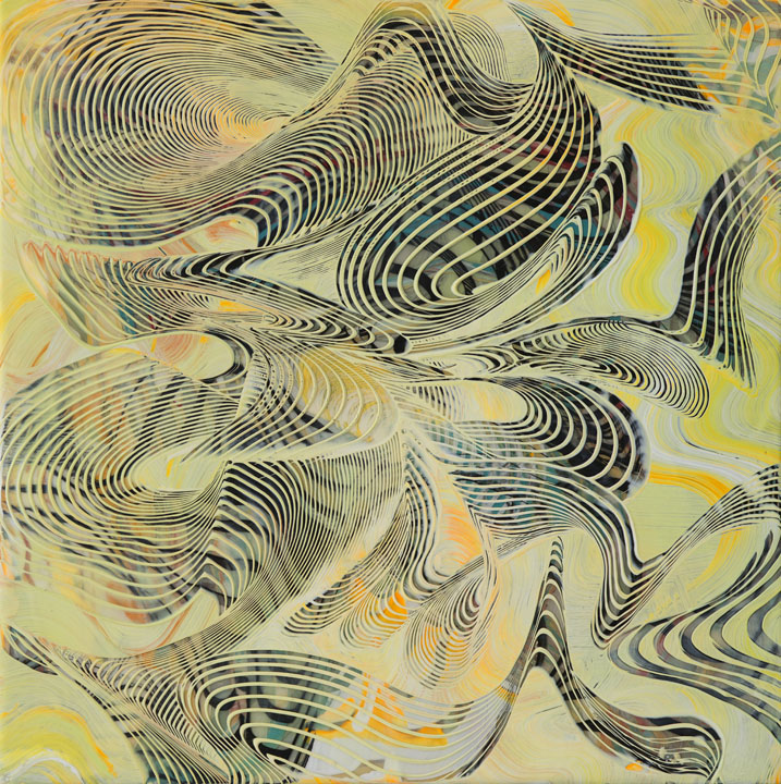acrylic on panel, 20 x 20 inches, 2019