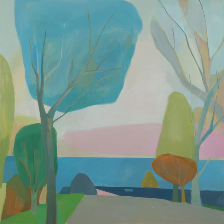 Oil on linen 
48 x 48 inches