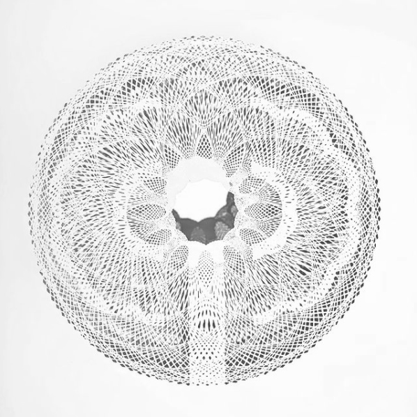 hand cut paper, 32" x 32", 2021