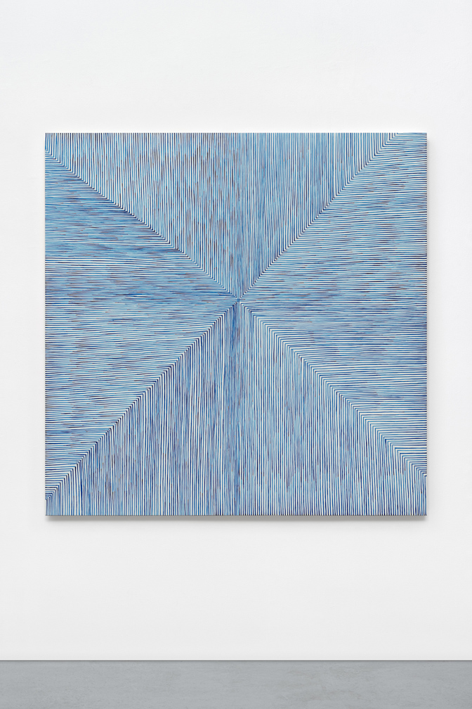 acrylic on panel - 60"x60"x2" - 2020