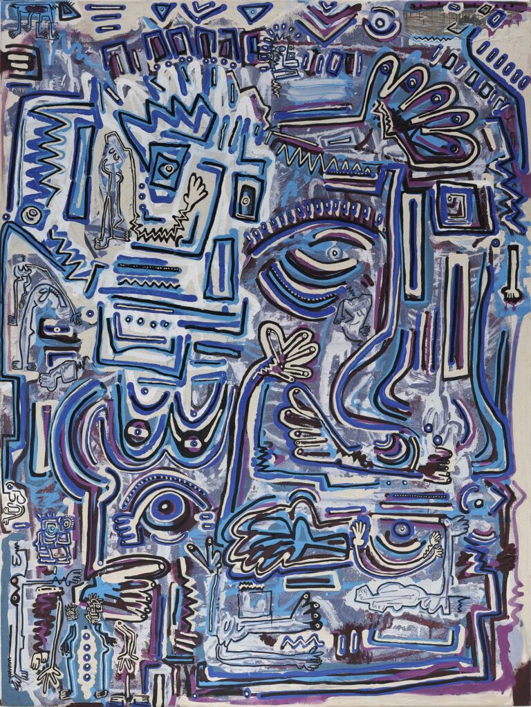 Chaves Smith, 'First in Flight', Mixed media on panel, 64.5 x 48 in.