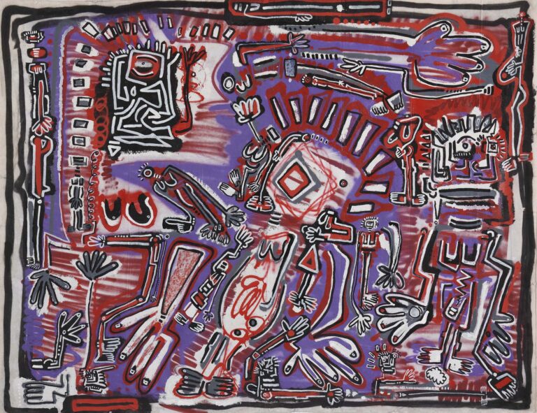 Chaves Smith, 'Untitled B', Mixed media on canvas, 63 x 69 in.