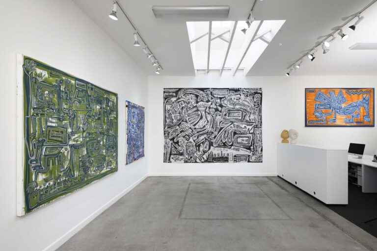 Gallery view from "Enough" a solo exhibition by Chaves Smith at Slate Contemporary. On view from October 31 through December 28, 2022