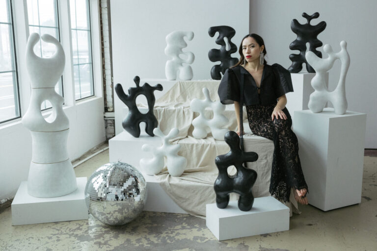 Kieu Tran with her new series SACRED SPACES