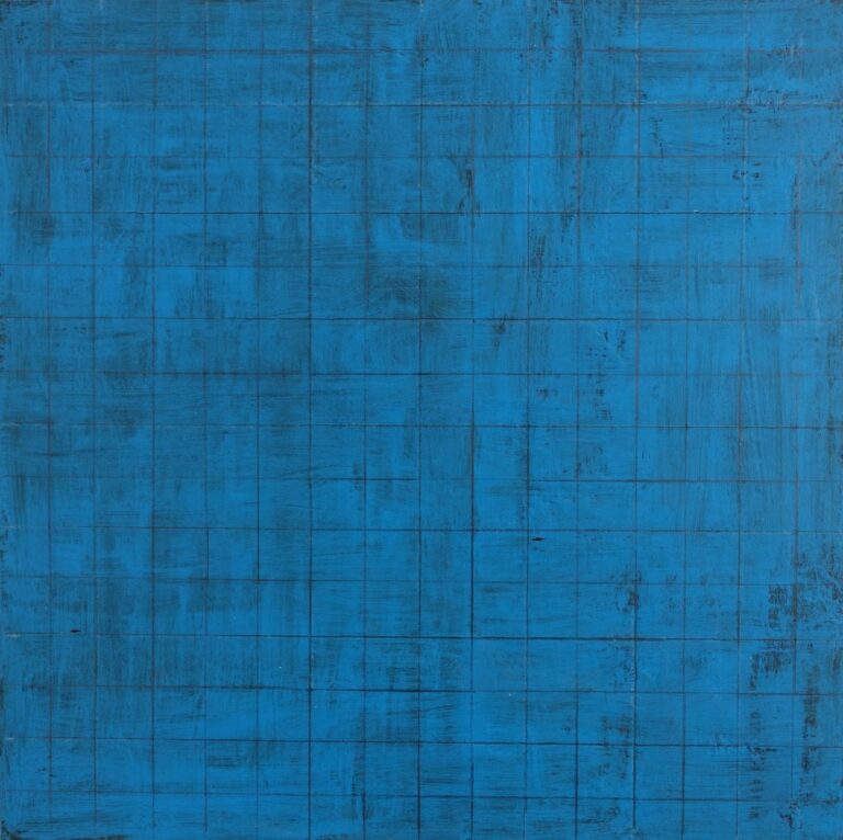 acrylic on wood panel, 16 x 16"
