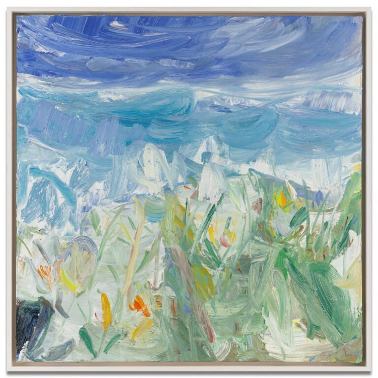 John Santoro "The Sprites of Spring," 2025 oil on canvas 36 x 36 in.