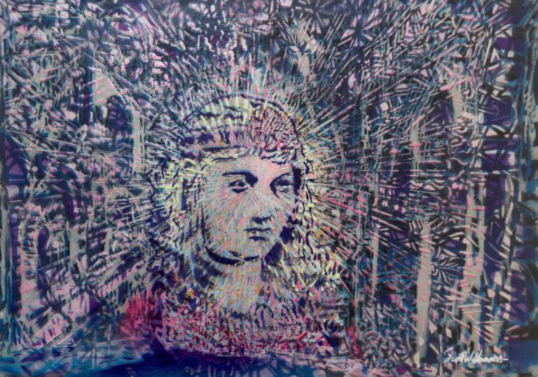 Scott WILLIAMS [1956-2024], Untitled, 2005, spray paint & stencil on panel