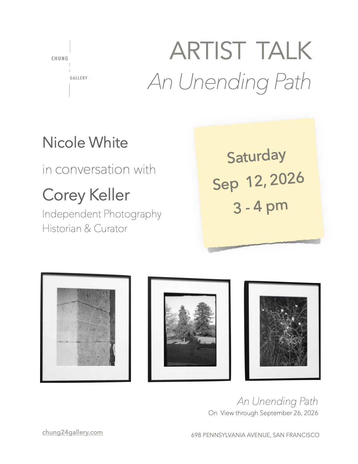 Artist Talk: An Unending Path