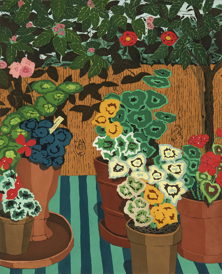 Hilary Pecis, Geraniums and Camellias, 2025