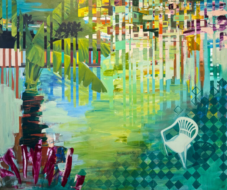 Sheldon GREENBERG, "The Hot Seat," 2025, acrylic on canvas