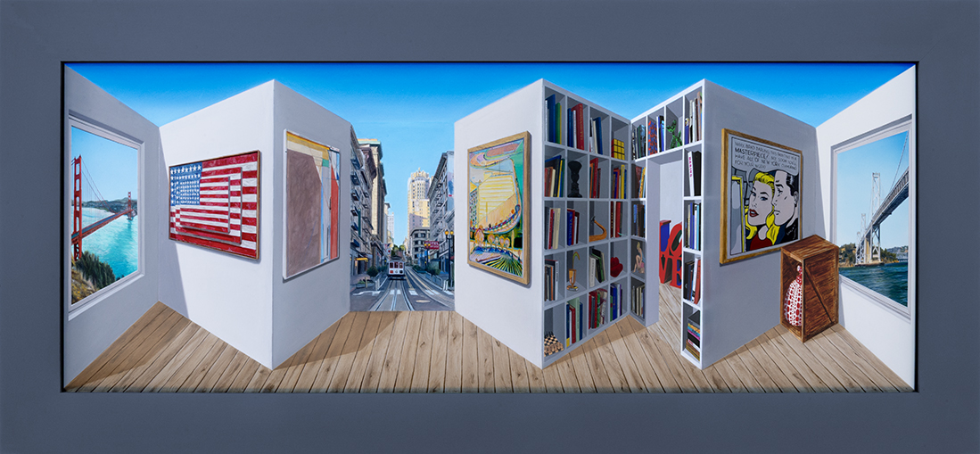 PATRICK HUGHES : The Illusion of Space