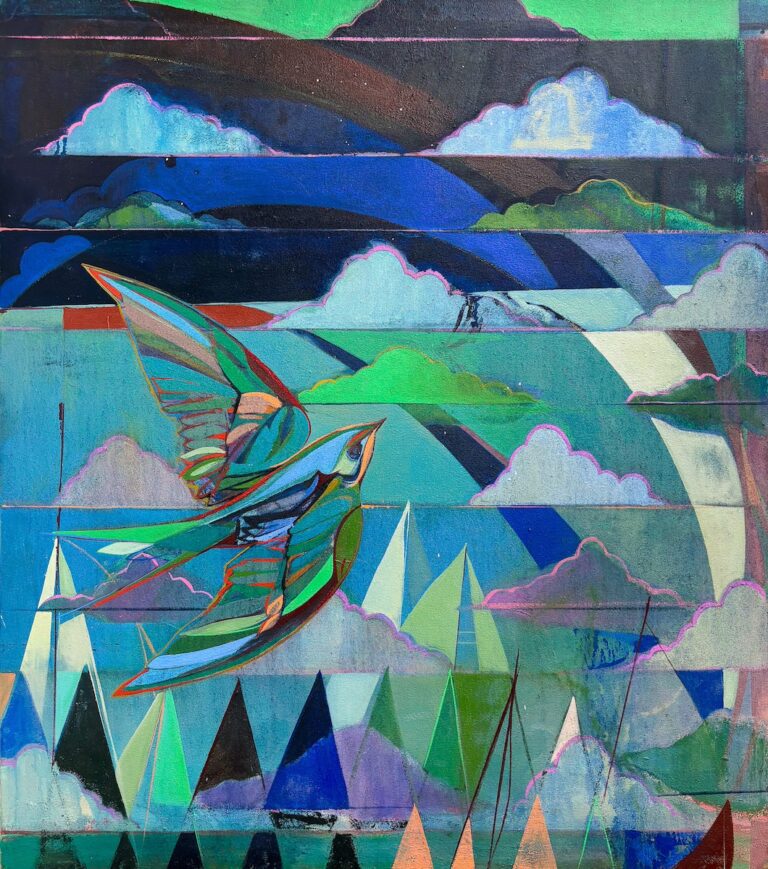 Flotilla, oil on canvas, 34x30